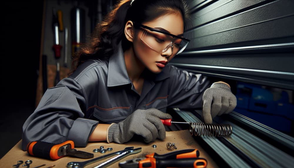 Our professional garage door opener repair process